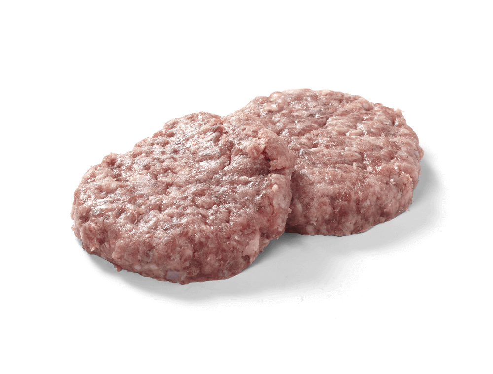 Hamburger rund/varken (± 150 g)