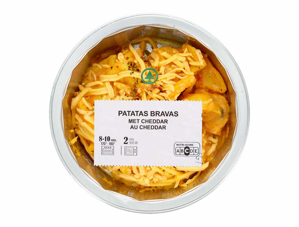 Spar patatas bravas met cheddar (± 135 g)