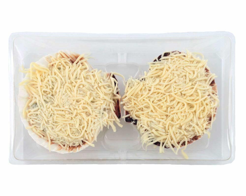 Visschelpen grijze garnalen (2 stuks)