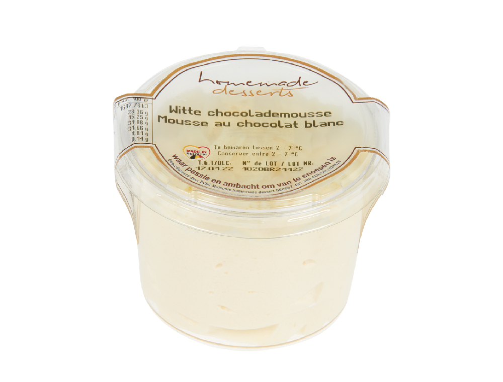 Witte chocolademousse (70 g)