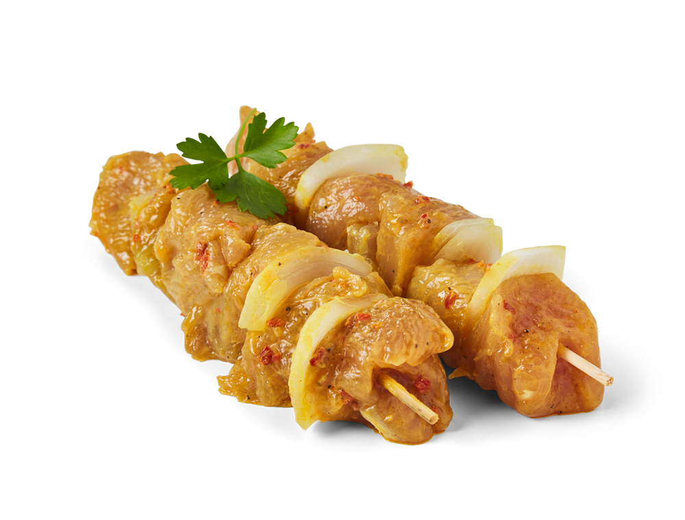Gemarineerde kalkoenbrochette