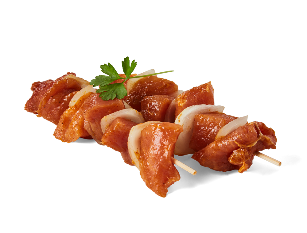 Gemarineerde varkensbrochette