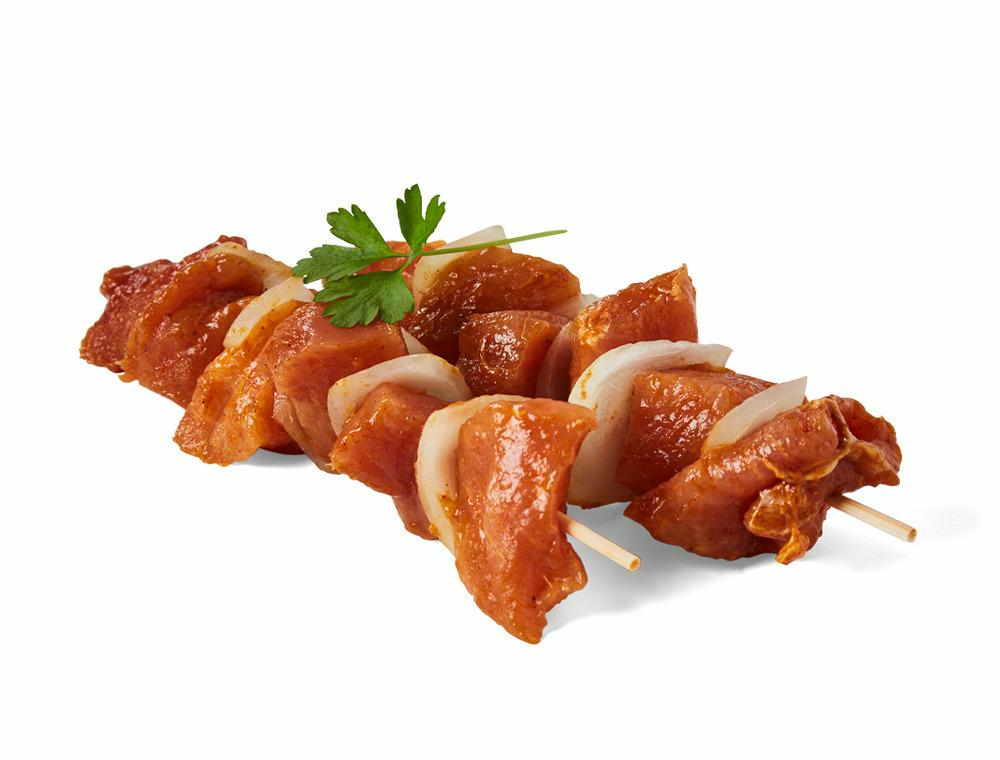 Gemarineerde varkensbrochettes (3 x ± 150 g)
