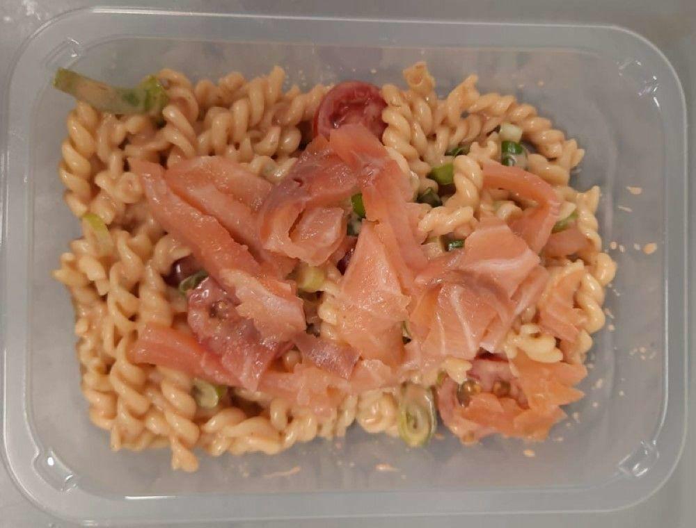 Pasta zalm-tomaat