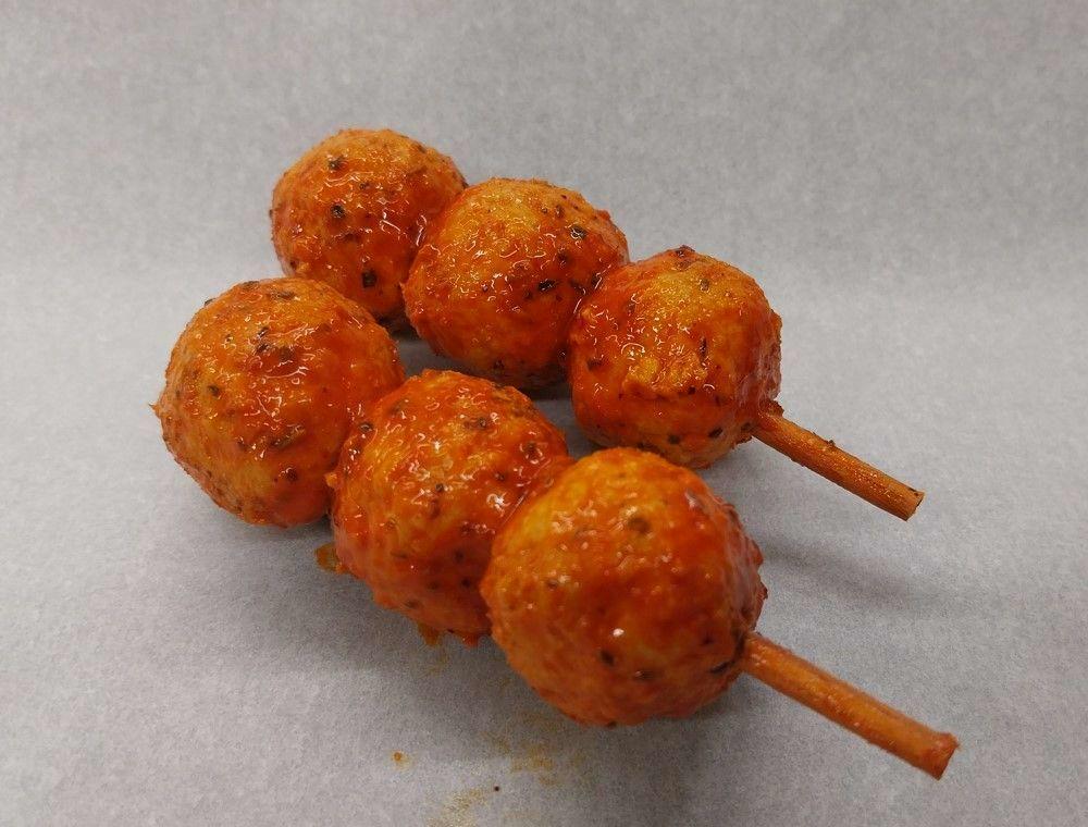 Mini balletjesbrochette BBQ
