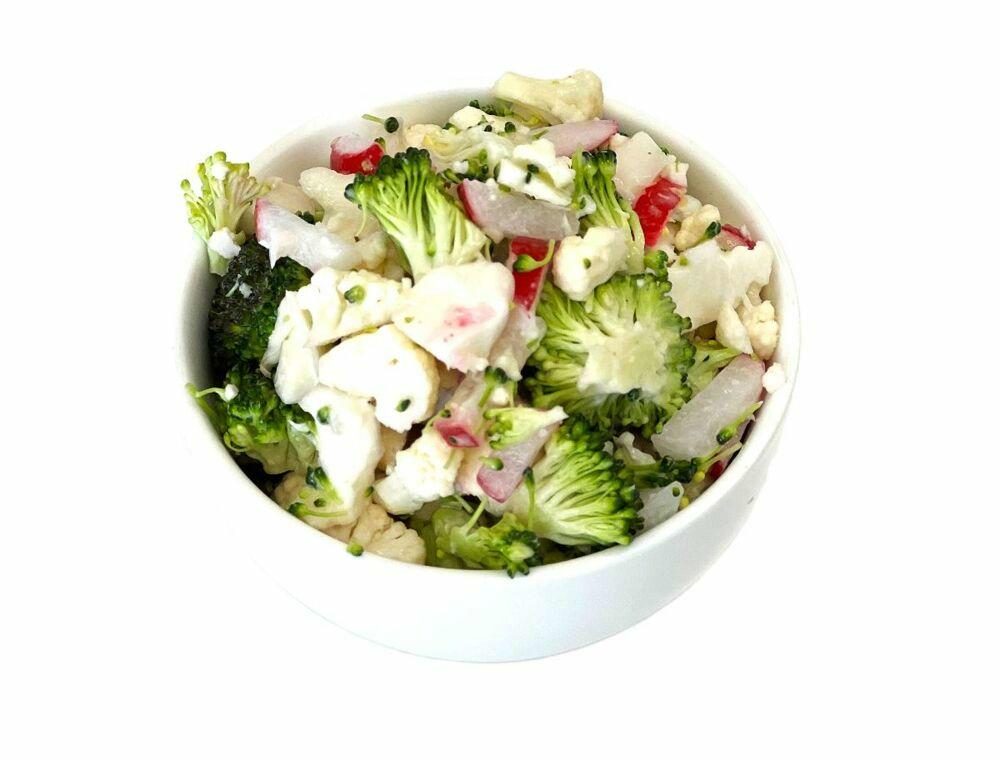 Bloemkool-broccoli-radijssalade