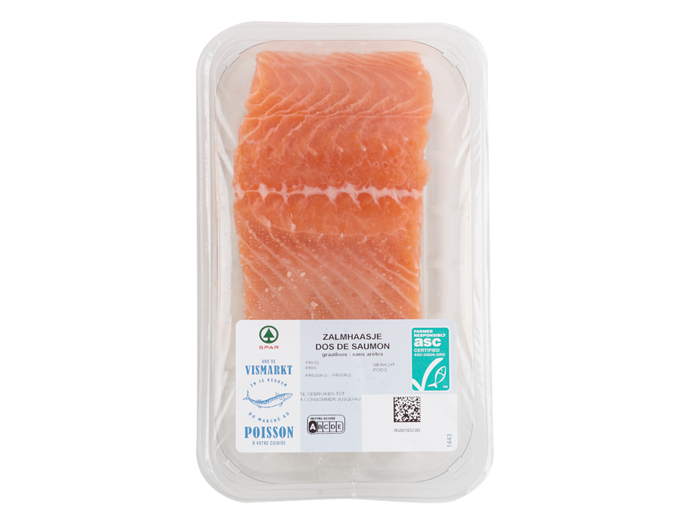 Zalmhaasje (± 325 g)