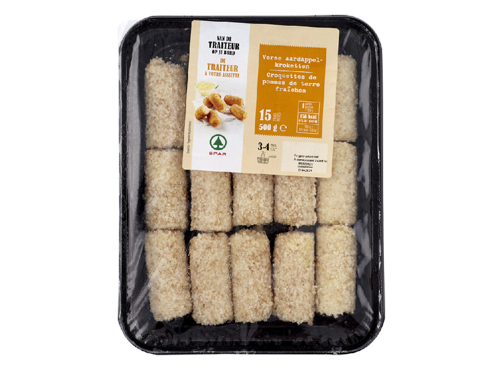 Verse aardappelkroketten (15 stuks)