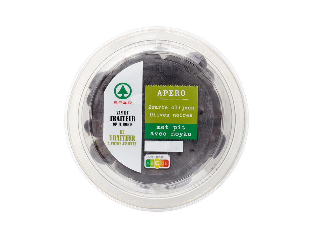 Zwarte olijven met pit (200 g)
