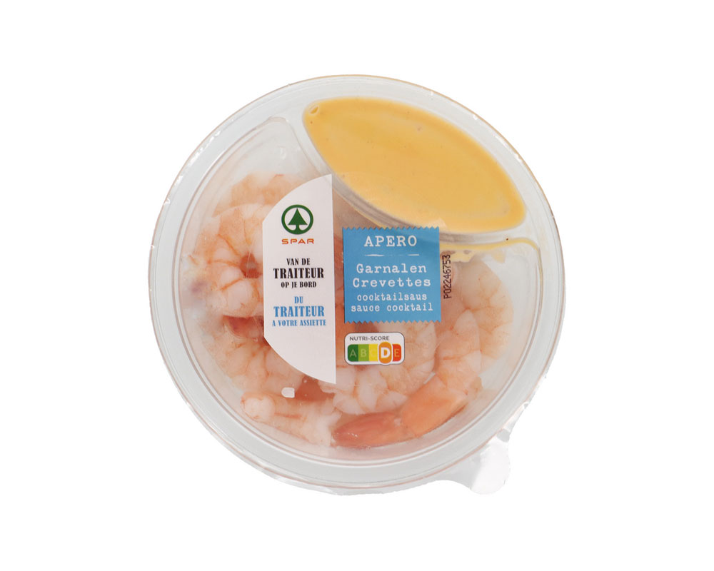 Garnalen met cocktailsaus (100 g)