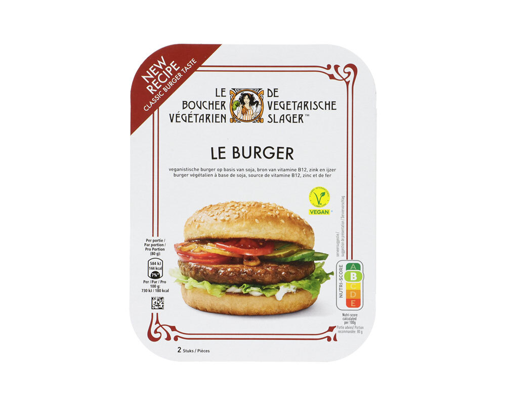 Le Burger - De Vegetarische slager (2 stuks)