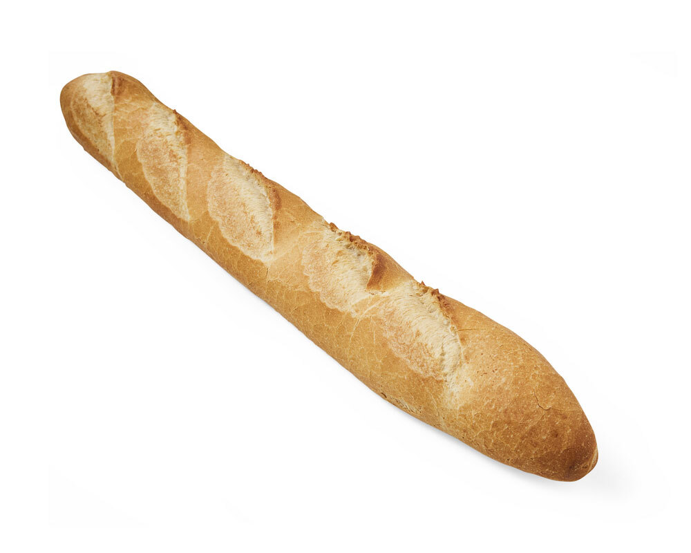 Wit stokbrood ter plaatse gerezen (65 cm)