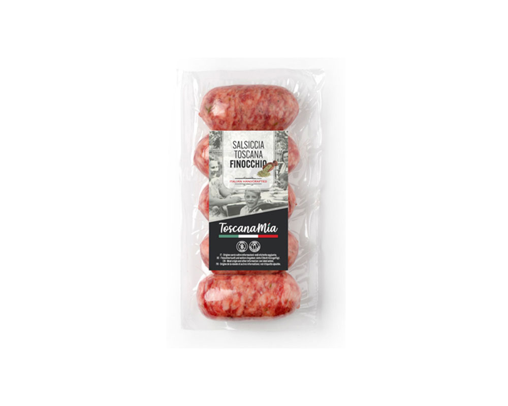 Salsiccia au fenouil (5 x ± 60 g)