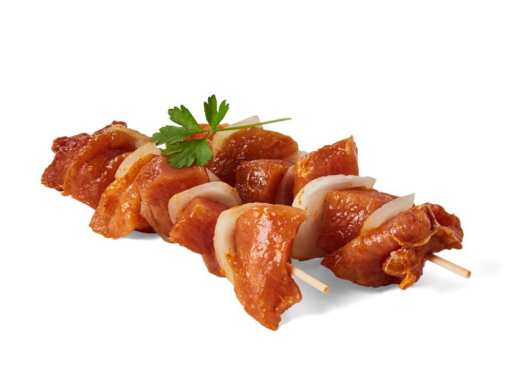 Gemarineerde varkensbrochettes (3 x ± 150 g)