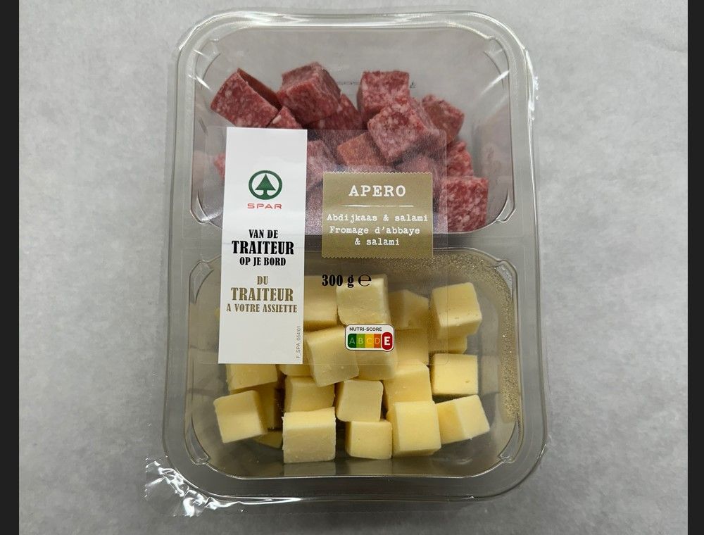 Duopack dés de salami et fromage d'abbaye (300 g)