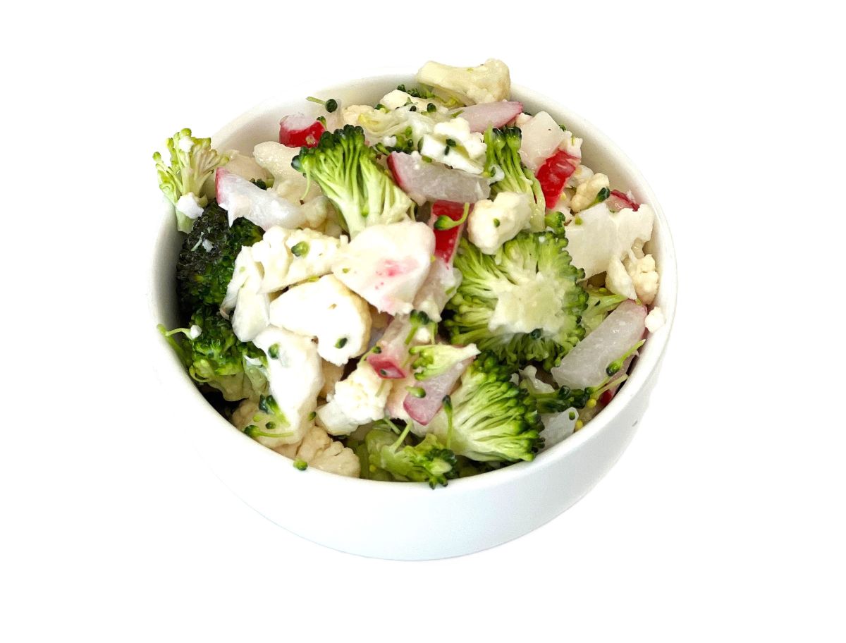 Bloemkool-broccoli-radijssalade